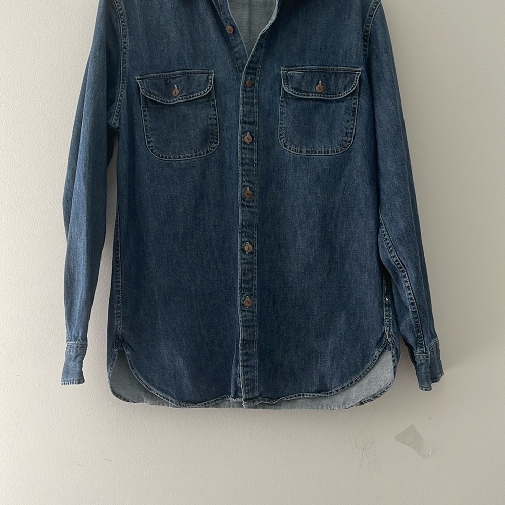 J. Crew Blue Casual Button Down Shirt